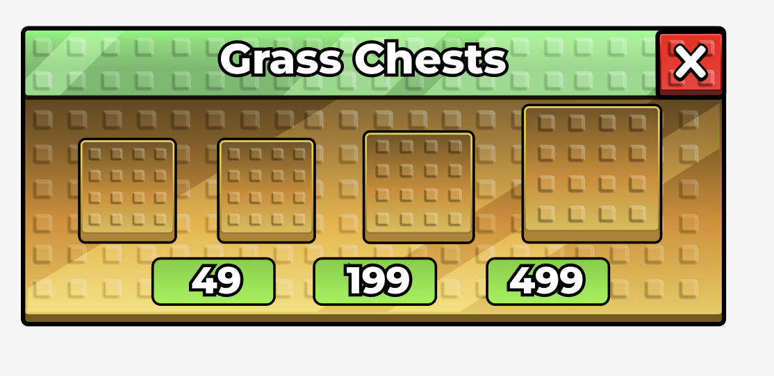 Grass Chests Shop