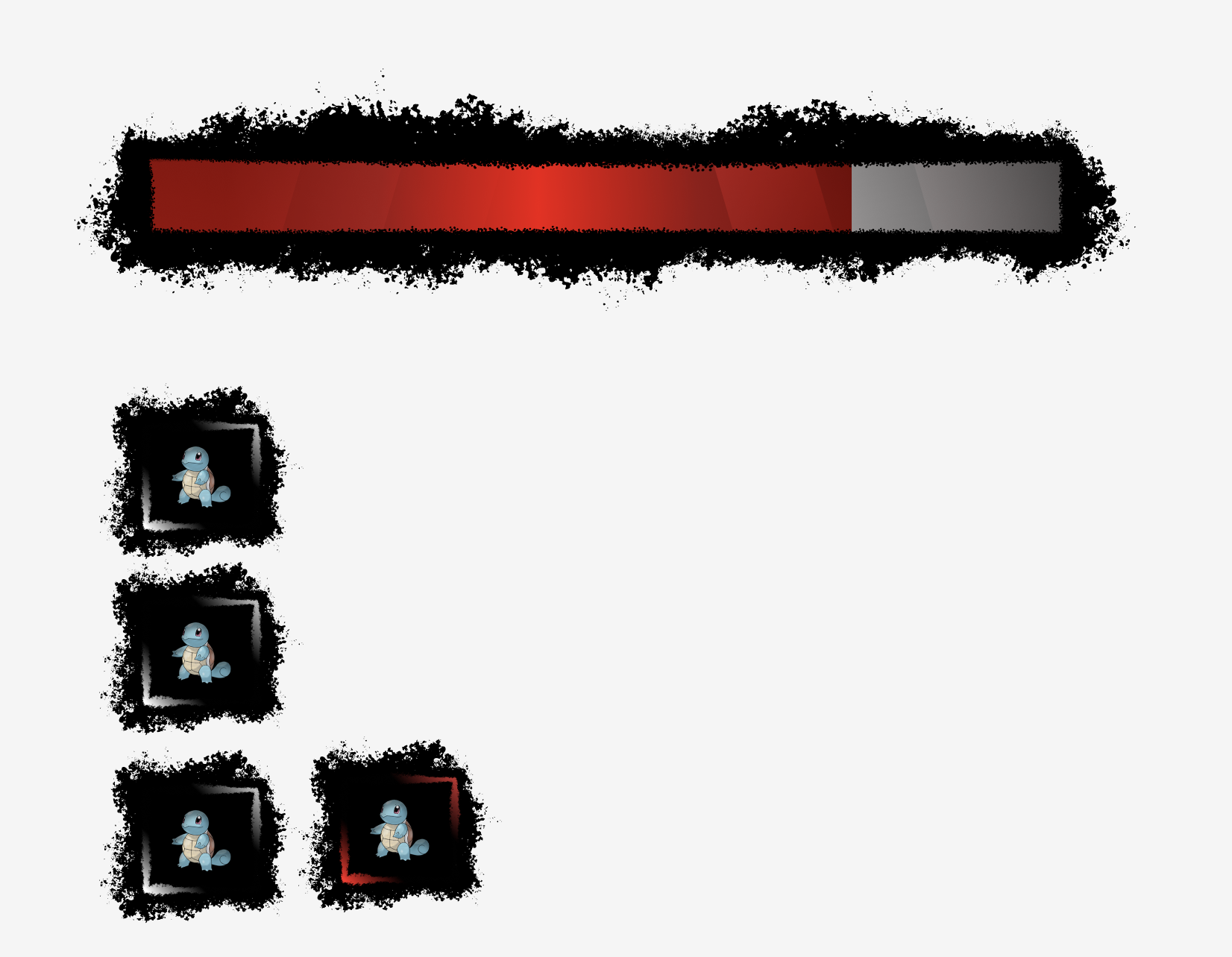 Grunge Health Bar