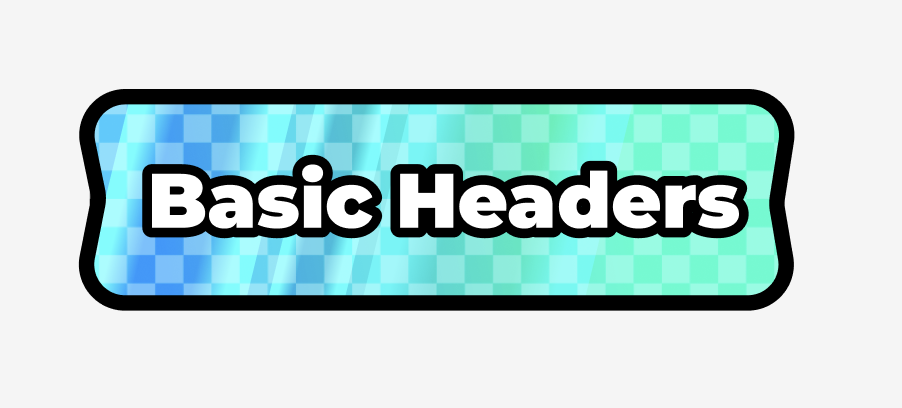 Basic Headers Pack