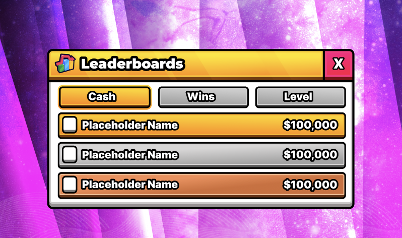 Leaderboards Panel