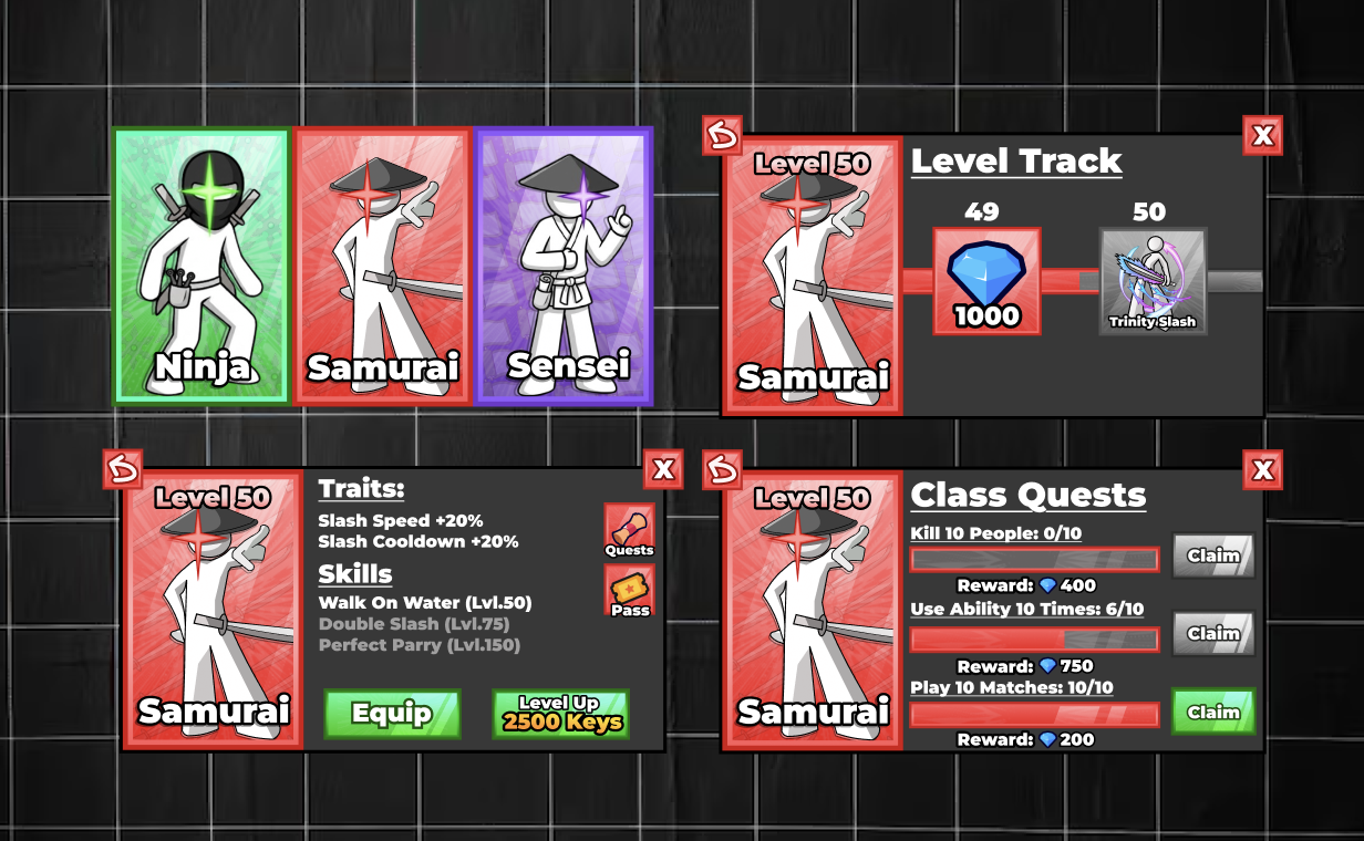 Class System Panels